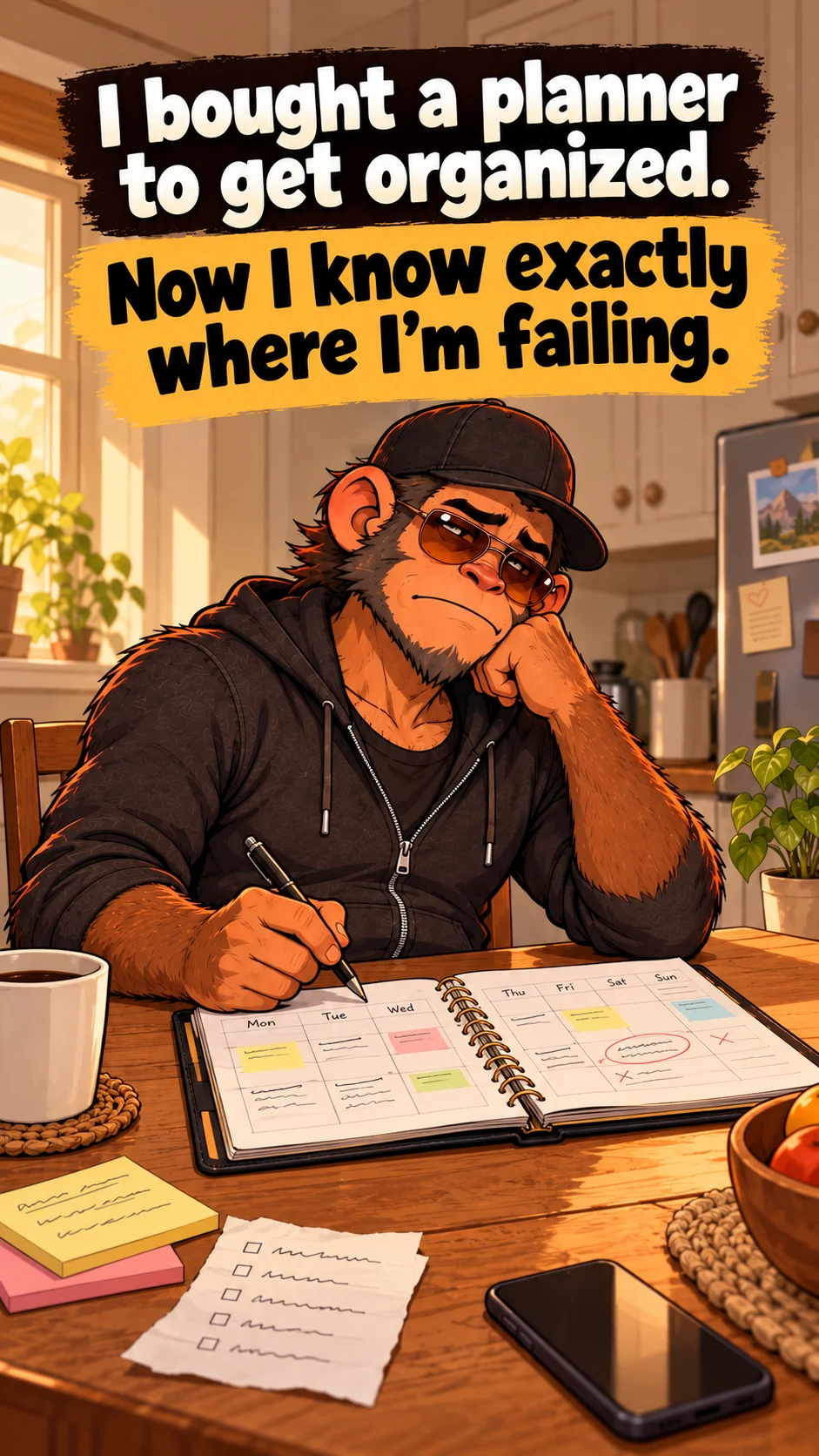 I bought a planner to get organized. Now I know exactly where I'm failing.